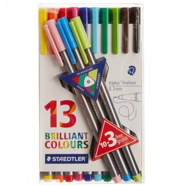 روان نویس 13 رنگ استدلر مدل Triplus Brilliant Colours